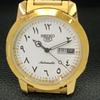 МУЖСКИЕ ВОССТАНОВЛЕННЫЕ SEIKO 5 JAPAN 6309A АВТОМАТИЧЕСКИЕ АРАБСКИЕ БЕЛЫЕ ЦИФЕРБЛАТНЫЕ ЧАСЫ a426405-2