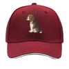 Beagle Pixel Dog Art Hip Hop Hat Fashion Outdoor Sports Sandwich Baseball Cap