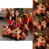 Soft And Charming Christmas Reindeer Plush Doll Perfect For Girls Gift And Decorations