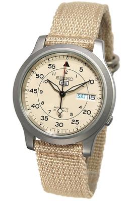 Импортные часы Overseas Модель Mesh Belt Автоматический завод Бежевый SNK803K2 [Seiko Import] Мужские [Повторно импортированный продукт]