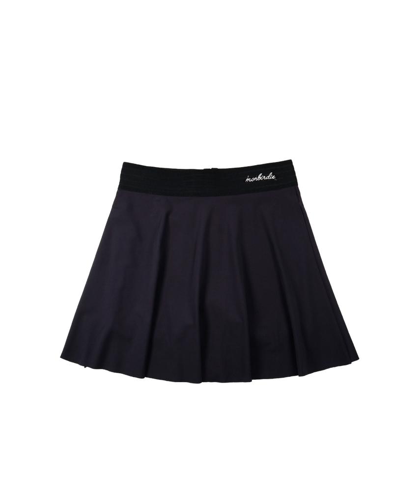 Mongbirdy Golf Monbirdie Logo Waist E-Band Cooling Sporty Skirt Black