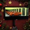 3D-печатный держатель для автомобильных ключей Настенный органайзер для ключей с бесконечной светодиодной подсветкой Крючок для гаража Простая установка Веселый творческий декор для дома