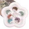 30mm Natural Gemstone Stone Beads Charms Tree Pendant DIY Jewelry Making Necklace Accessories