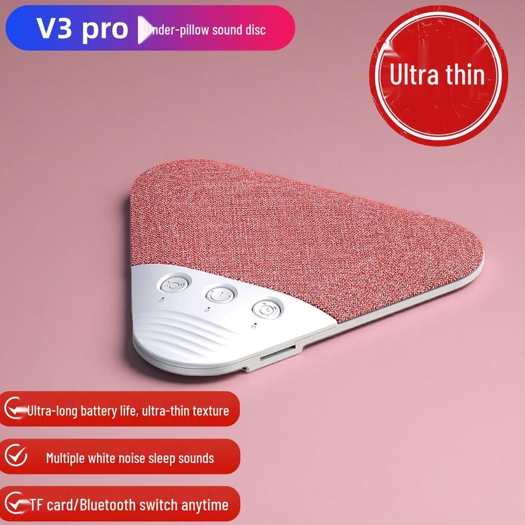 V3pro Ультратонкий Bluetooth-динамик под подушку для сна с белым шумом
