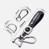Genuine Leather Car Key Car Accessory [MONGAI] Keychain, Ring, (Daihatsu)