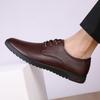 Модная итальянская мужская обувь, повседневная, легкая, люксовый бренд, летние мужские лоферы, мокасины из натуральной кожи, удобные туфли оксфорды для платья, мужские