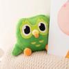 Прекрасная зеленая плюшевая игрушка Duolingo Сова Duo Plushie of Duo The Owl мультфильм аниме кукла-сова мягкая мягкая игрушка детский подарок на день рождения