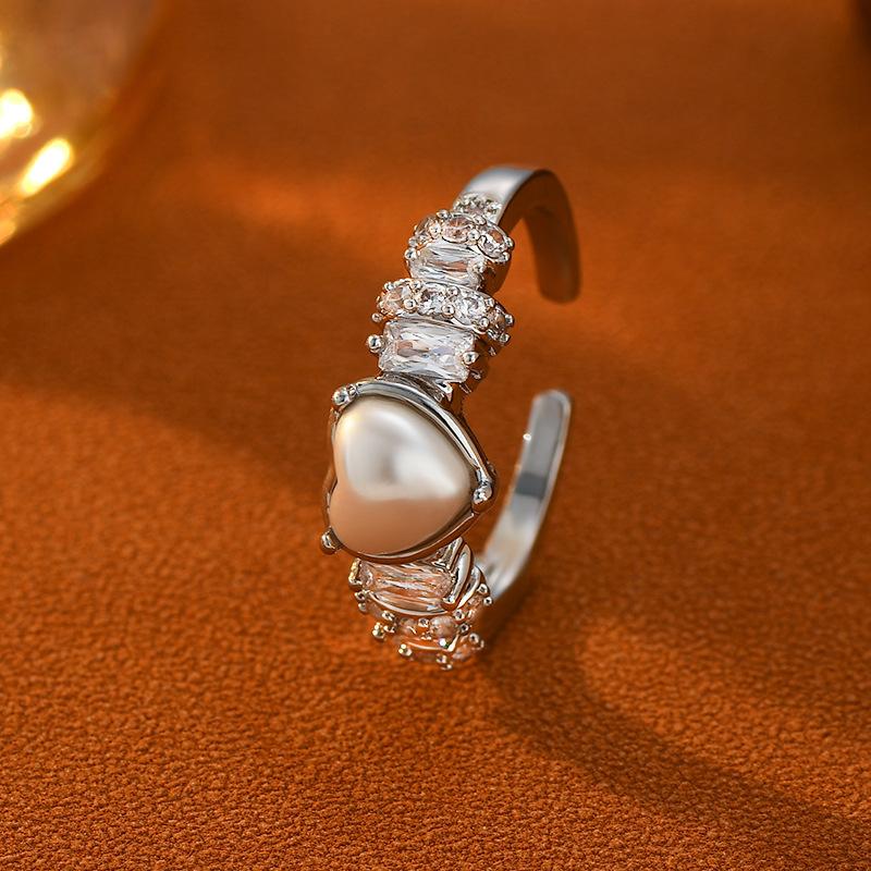 Регулируемое женское кольцо Love Ring Fashion Personality Simple Clean Ins Style Girl Summer Beach Vacation Jewelry Finger Ring Wedding Party Jewelry