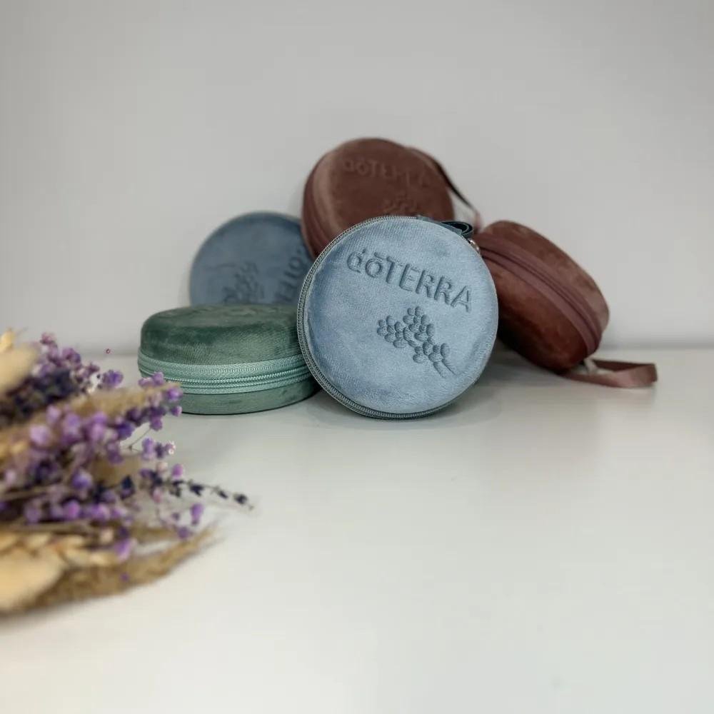 12 Velvet 1ml2ml Roller Bottle Cosmetic Storage Bag