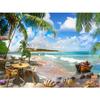 5D полная квадратная алмазная живопись Приморский комплект со стразами комплект для алмазной вышивки пейзаж кокосовая пальма ремесло настенное искусство