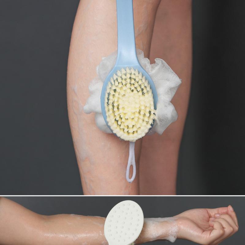 Bath and Shower Brush, Long Handle, Soft Hair, Bath Brush, Bath Brush, Back Rub Artifact To Remove Dirt
