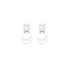 Luxurious Shijia Pearl Earrings for Women: Super Shiny, Exquisite Micro-Inlaid 5A-Grade Zircon, Celebrity-Style Design.
