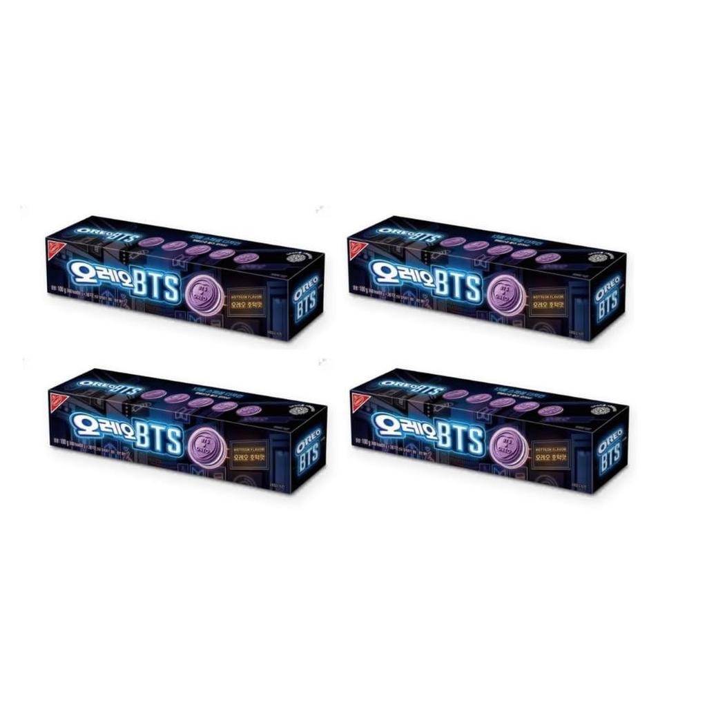 Печенье OREO со вкусом Хотток, коллаборация с BTS, 100 г, 4 упаковки
