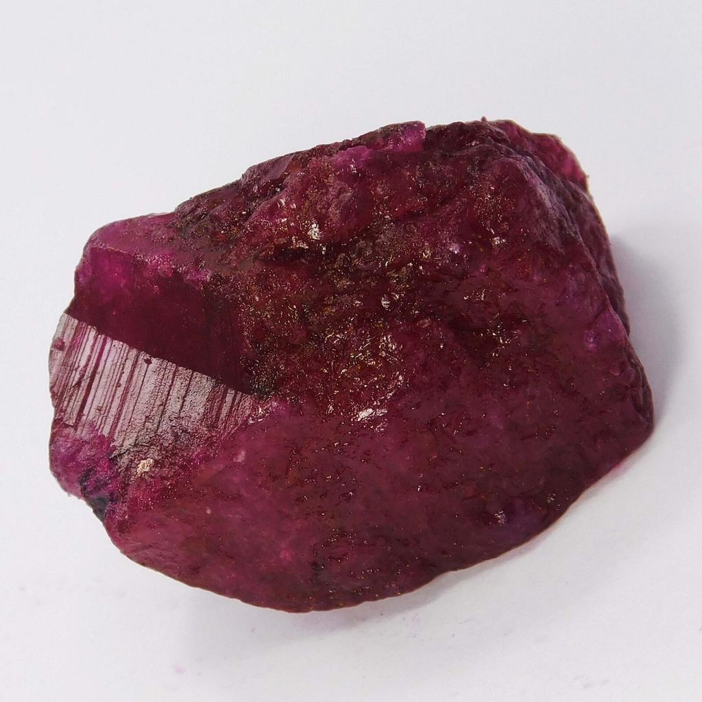 222 Ct Natural RUBY Huge Rough Earth Mined CERTIFIED Red Loose Gemstone 1A-5326