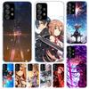 Чехол для телефона Anime Sword Art Online SAO для Samsung Galaxy A52 A42 A32 A22 A12 A50 A51 Чехол для телефона A70 A71 A40 A41 A30S A31 A20E A21S A1