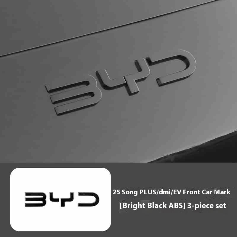 BGY1 Для BYD Song Plus DMI Seal U Sealion 6 Черный Передний Значок Модификация Черный Воин Значок Автомобиля Покрывающие Стиль Логотип