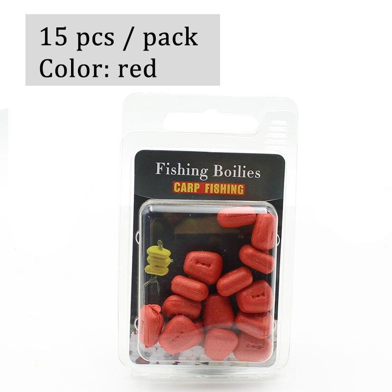 15PCS Carp Fishing Bait Pop Up Boilies Floating Corn Pellet Colored Fishing Beads for Hair Rig Method Feeder Fishing Tackle