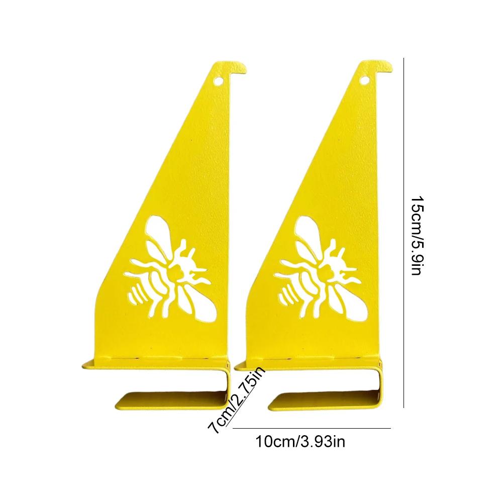 2Pcs Beehive Inspection Bracket Rust-Proof Beekeeping Bracket Beekeeping Tool Hive Frame Holder for Beekeeping Industry