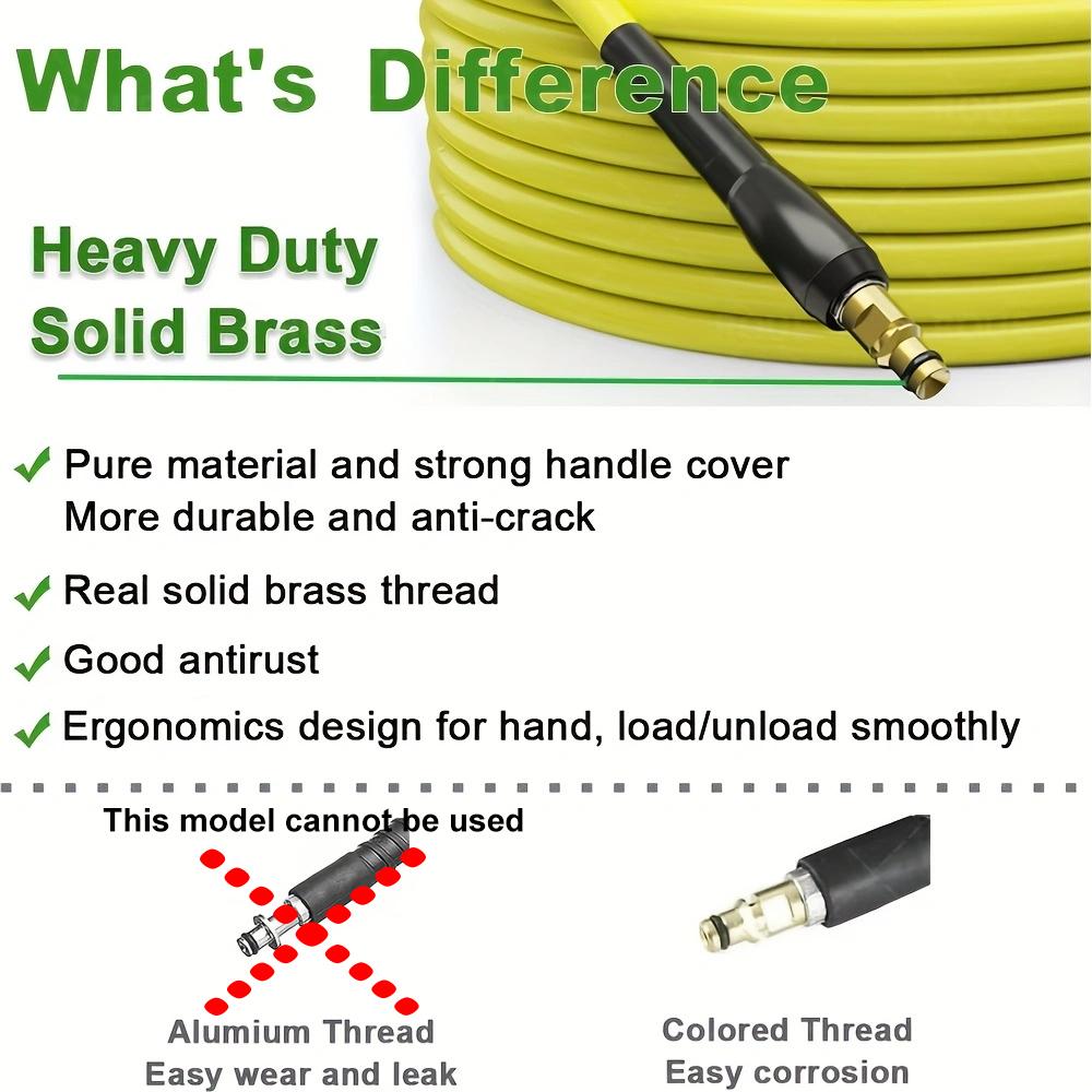 High Pressure Washer Hose Pipe Cord Car Washer Water Cleaning Extension Hose Car Water Hose for Karcher K2 K3 K4 K5 K6 K7