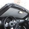 Для Mazda MX-5 NC 2009-2015 алюминиевая фольга серебристого цвета, переднее лобовое стекло автомобиля, термозатенение, солнцезащитный крем для автомобиля
