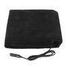 12V Car Charging Portable Electric Heated Blanket Winter Warm Heating Blanket for Car Pet UseBlack