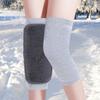 Knee Sleeves For Men Fluffy Thermal Knee Braces Leg Warmers Winter Plush Knee Pads Leg Sleeves Warmer For Skiing Cycling Running