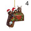 2023 Рождественский орнамент, новогодние праздничные принадлежности для вечеринок, комнатная рождественская елка, подвеска, милый котенок, собака, кошка, животное, украшение, рождественский подарок