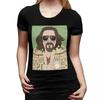 Футболка The Dude The Big Lebowski для женщин с круглым вырезом Уличный стиль Футболки Женские с коротким рукавом Летняя одежда Топы