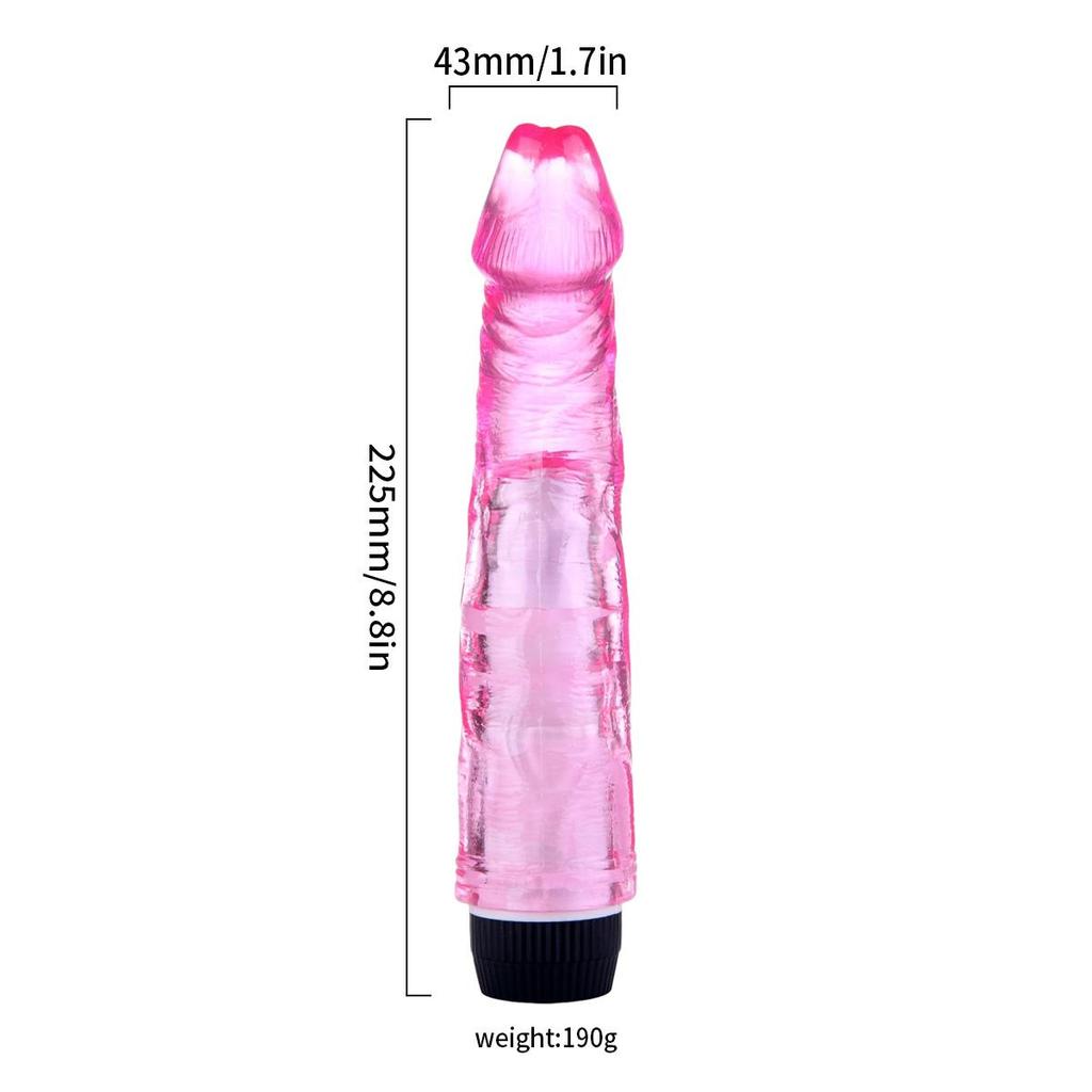 Мягкий вибратор, фаллоимитатор, реалистичный пенис, стимулятор клитора точки G, женский мастурбатор, секс-игрушки для взрослых