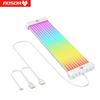 COOLMOON AOSOR AL200 Светодиодная лента 5V ARGB Aura Sync Гибкая световая лента Расширяемая Изгибаемая Многофункциональная DIY для материнской платы 24PIN