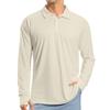 Men's Raglan Long Sleeve Golf Shirt UPF 50+ Lightweight Shirt