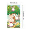 Easter Sandbag Toss Game Set - Bunny Print, Hanging Style, Washable, Ideal For Indoor And Outdoor Activities