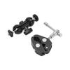 Camera Clamp Mount 360 Degrees  Rotation Crab Ballhead Arm Clamp Mount with 14inch Screw Hole Mini Ball
