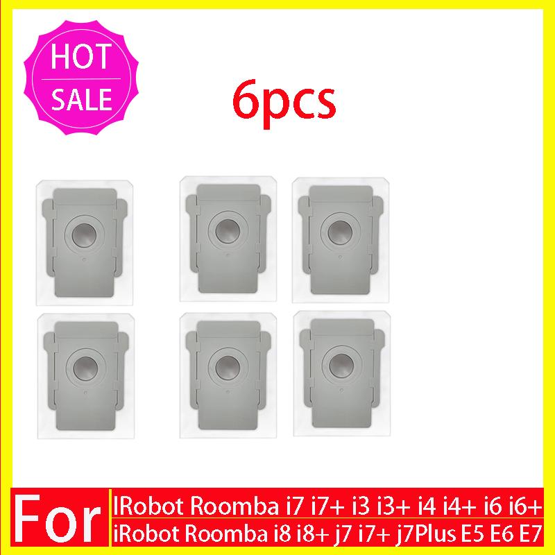 Мешки для пыли для iRobot Roomba i3 i4 i5 i5+ i7 i7+ E5 E6 E7 i3+ i4+ i6+ i8+ j6+ S9+ j7+ j8+ j9+ Аксессуары Сменные мешки для пыли