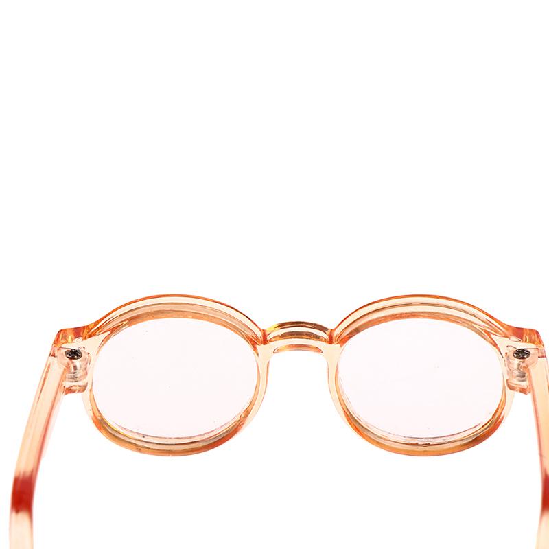 Plush Doll Glasses Accessory Round Frame 6.5/9.5Cm Eyewear Clear Lens