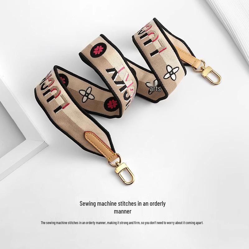 Вышитый плечевой ремень Luoboshi для сумки LV Speedy 20 из канваса, аксессуары для сумки через плечо