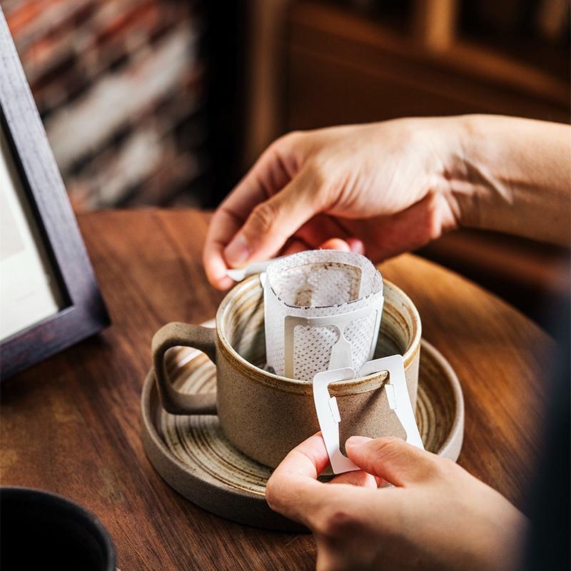 250 мл Японская керамическая кофейная чашка с блюдцем Кружка из грубой керамики Креативная чайная чашка