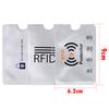 10 шт. Защита от кражи Блокировка RFID Анти-RFID Кошелек Держатель для карт Защитный чехол для карт ID Банковская карта Чехол