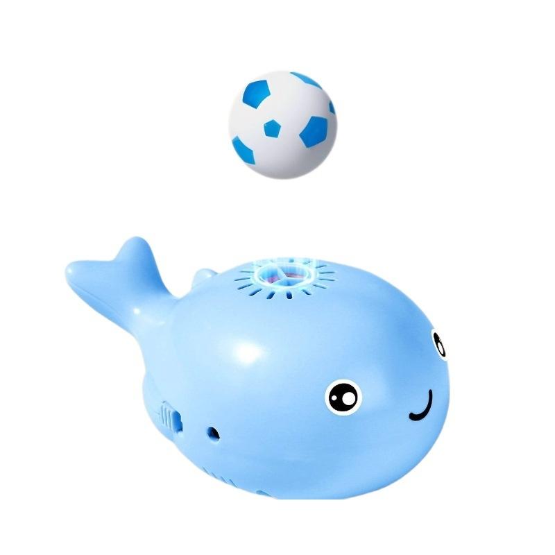 Floating Whale Water Toy Electric Blowing Levitating Suspension Ball Non-Toxic for Kids Bathtub Outdoor Pool Play