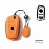 Suede Car Key Case Remote Cover Shell Holder Chain Keyring Fob For BMW 120i 225i 320i 330Li 1 2 3 Series i3 iX3 X3 X2 M3 M2 X3M