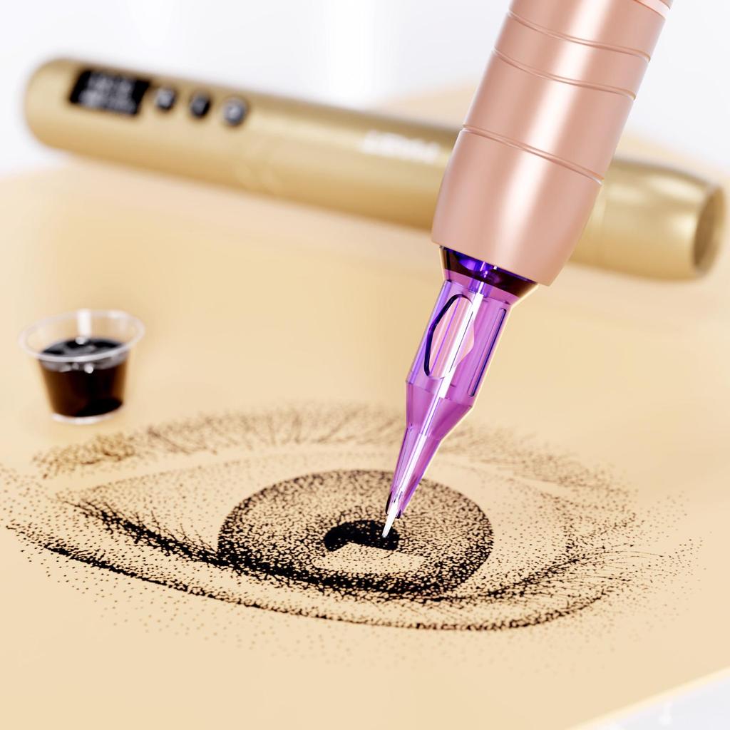 Mast Nano2 Tattoo Pen Machine Беспроводной микроблейдинг с вращающимся ЖК-дисплеем, легкая батарея 1100 мАч для бровей, подводки для глаз, губ, кожи головы и точечных татуировок