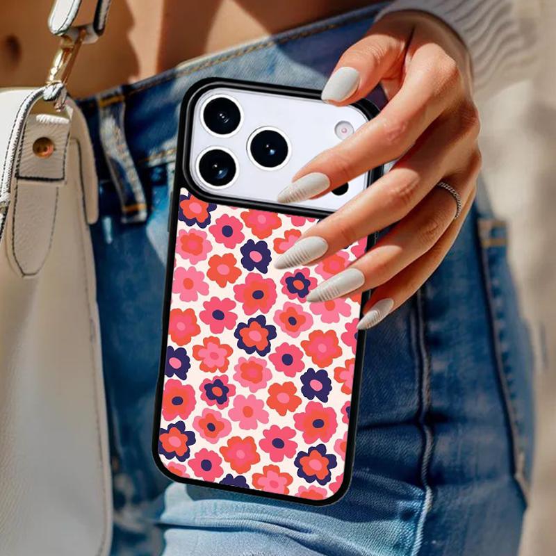 Чехол для телефона с цветочным узором, коллаж из цветов, для iPhone 17 Air 14 15 13 12 Max, чехол для Apple 14 15 16 16e 11 Pro Max Plus Coque