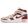 Air Jordan 1 ADCDAVINCI Кастомные, Exploration Plan Средние Винтажные Баскетбольные Кроссовки Женские Красные Белые DQ3726-100(КомандаМ-)