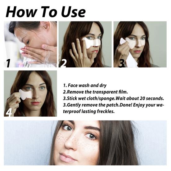 Yousheng 6 шт./коробка Временные декоративные водостойкие тату-наклейки с веснушками для лица для вечеринки