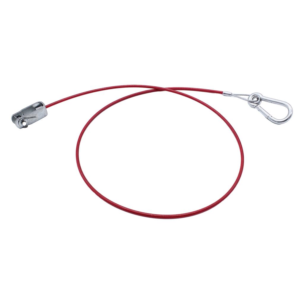 Сверхпрочный, прочный, из нержавеющей стали, трос для демонтажа прицепа с вилкообразной головкой, U-образный зажим, длина 100 см, аксессуар