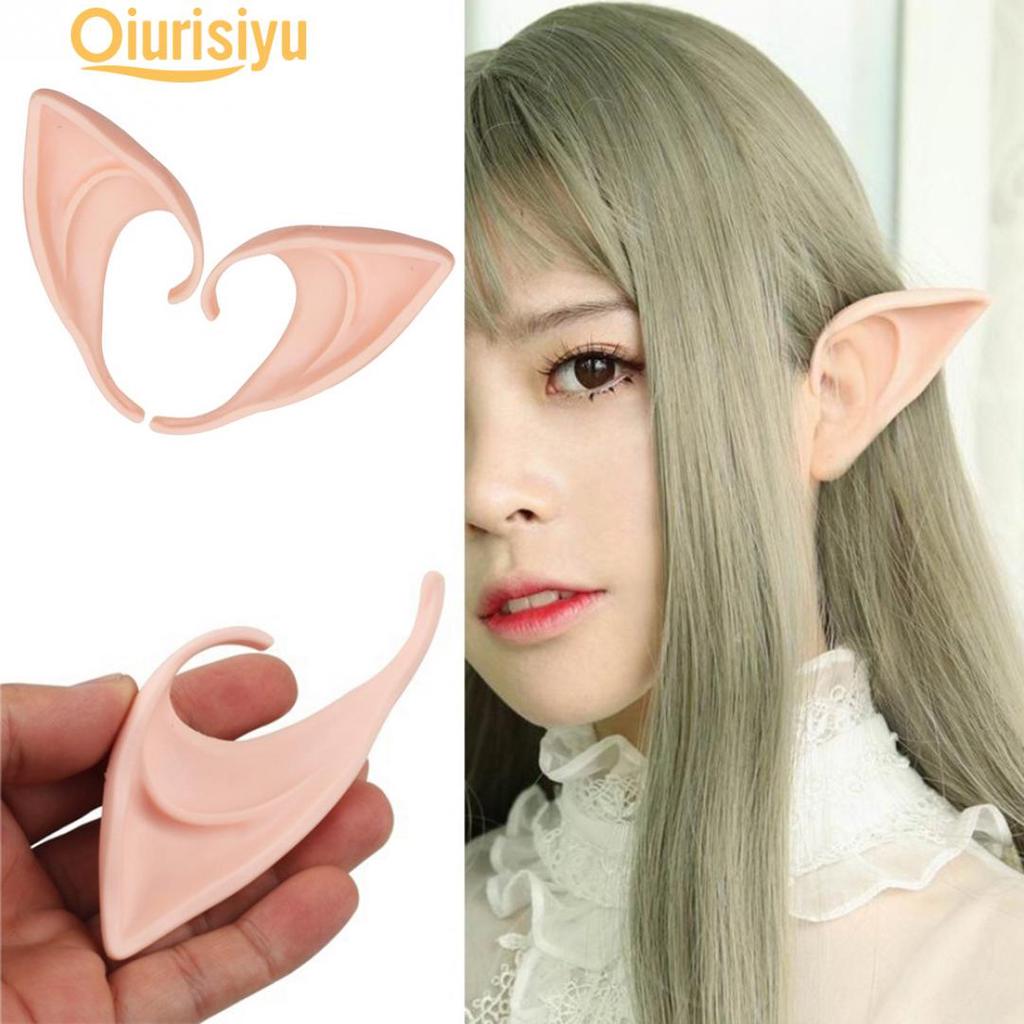 Хэллоуин Светящиеся в темноте Костюм Эльфа Косплей Аниме Накладные Уши Эльфа Реквизит Костюм Феи