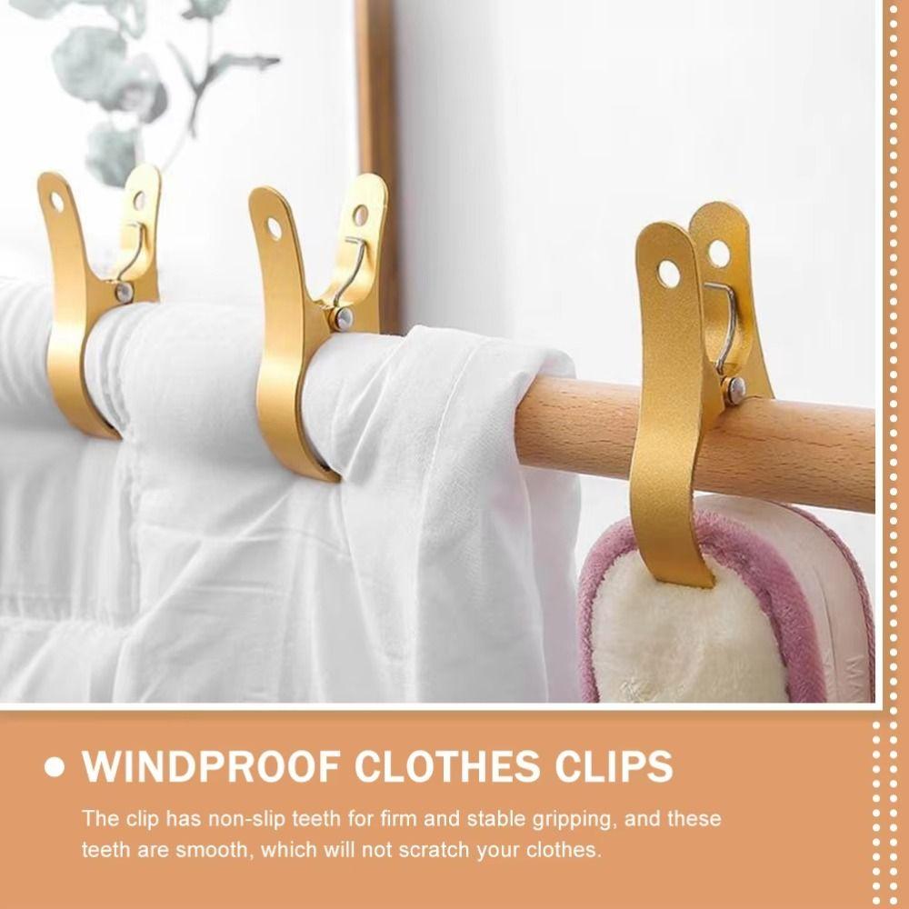 2Pcs Thicken Windproof Clothespins Heavy Duty Quilt Clips Drying Clothes Pegs for Clothing