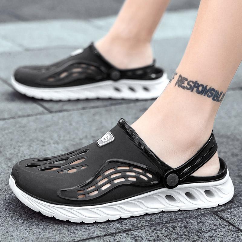 Summer Comfortable Men's Garden Clogs Male Outdoor EVA Injection Clogs Casual Sandal Men Beach Slippers Water Shoes Pool Sandals