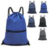 Sport Drawstring Pocket Backpack Men's and Women's Fitness Backpack Lightweight Basketball Bag Oxford Zipper Bag