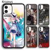 Krajews Amiya Ansel Arknights Soft Phone Case Cover For iPhone 14 5 SE 6s 7 8 Plus X XR XS 11 12 13 Pro Max Samsung S21 S22ultra